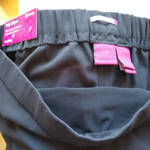212 collection pull on pants black size 16 - Picture 4 of 8